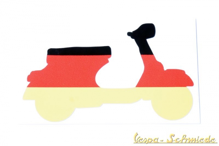 Aufkleber "Vespa Roller" - Deutschland